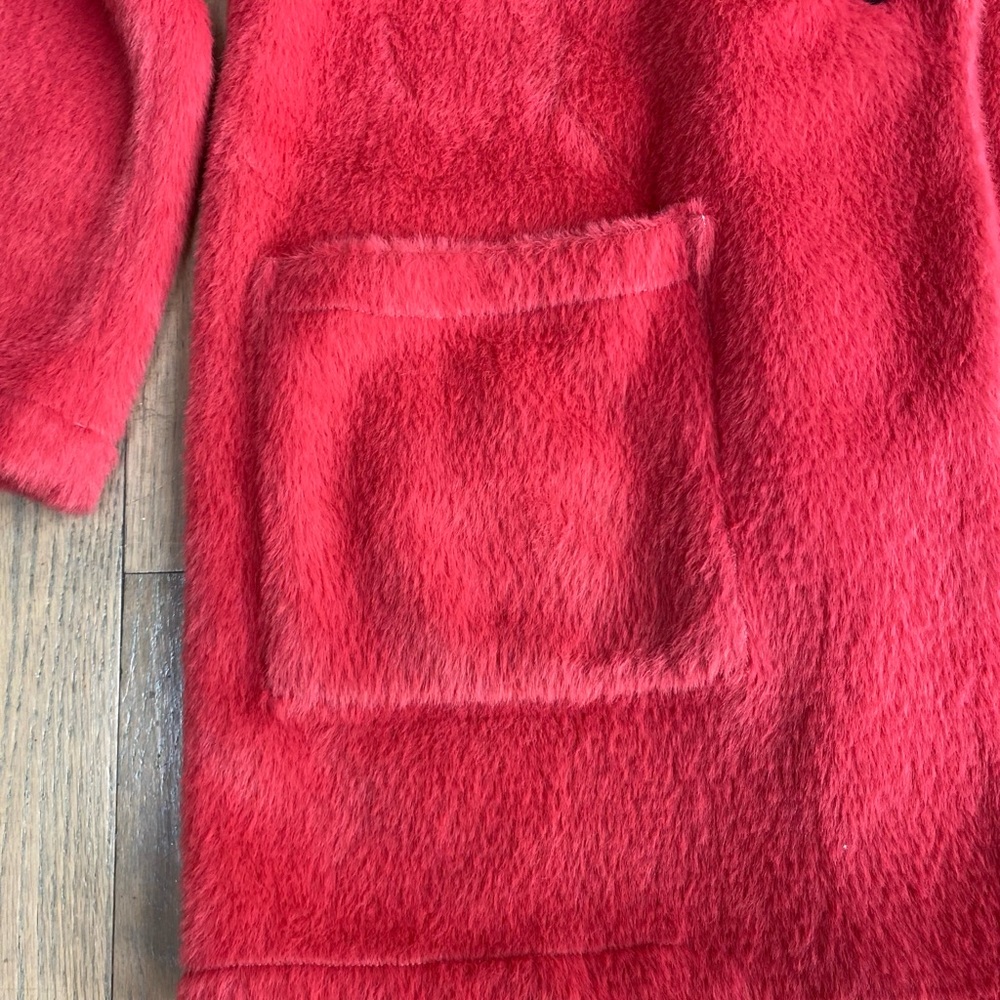NWT - Anthropologie Sanctuary Elana Plush Shawl Jacket in Pink/Rose. Size Small - Picture 5 of 6